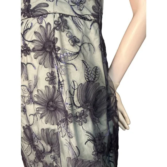 NWOT JS Collections CARTER HALTER COLUMN GOWN SZ 2 - Picture 5 of 8